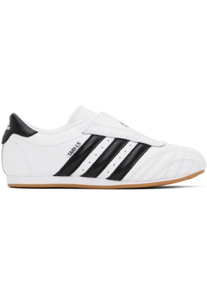 adidas Originals White Taekwondo Sneakers