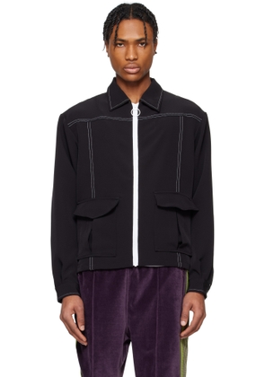 NEEDLES Black Stitched Sport Jacket