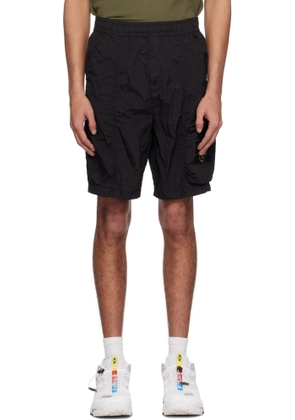 Stone Island Black Nylon Metal ECONYL Shorts