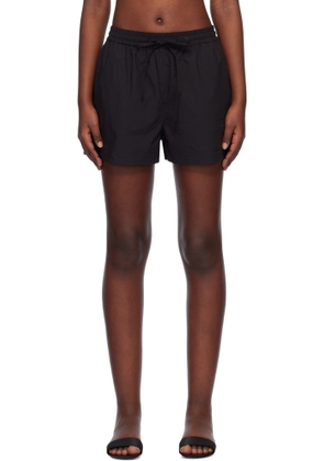 Matteau Black Relaxed Shorts