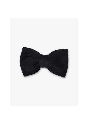Mens Hugo Pre-Tied Cotton-Velvet Bow Tie