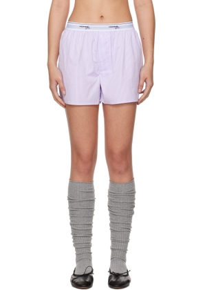 HommeGirls Purple 70's Boxer Shorts