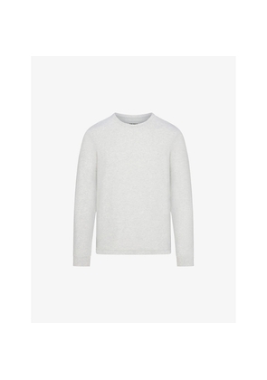 Mens Skims Long-Sleeve Crewneck Cotton-Jersey T-Shirt