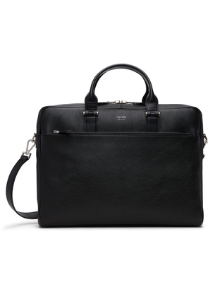 TOM FORD Black Grain Leather Slim Briefcase