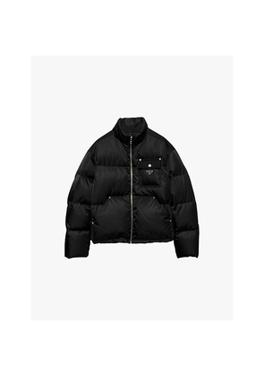 Mens Prada Re-Nylon Cropped Recycled-Nylon Shell-Down Jacket