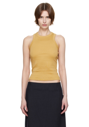 FLORE FLORE Yellow Hannah Tank Top
