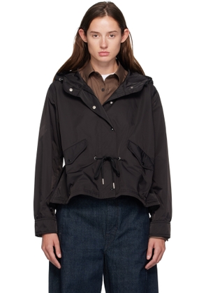 Moncler Black Noizay Hooded Parka Jacket