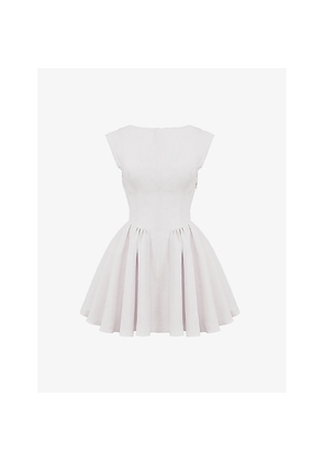 Womens House of CB Enchant Open-Back Woven Mini Dress