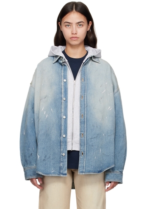 Acne Studios Blue Button-Up Denim Shirt