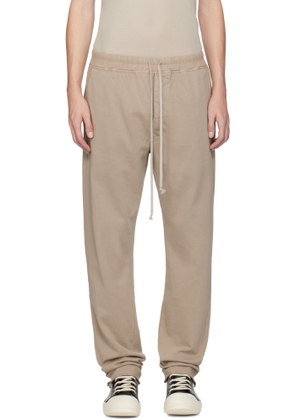 Rick Owens DRKSHDW Taupe Concordians Berlin Drawstring Sweatpants