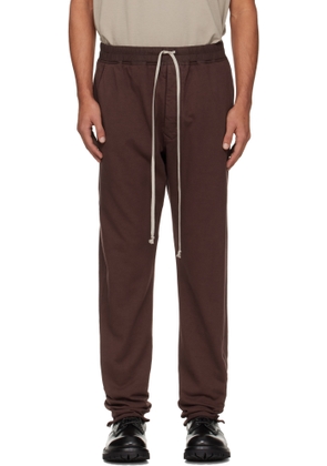 Rick Owens DRKSHDW Burgundy Concordians Berlin Drawstring Sweatpants