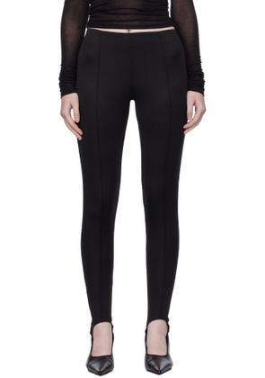 The Frankie Shop Black Caserta Stirrup Leggings