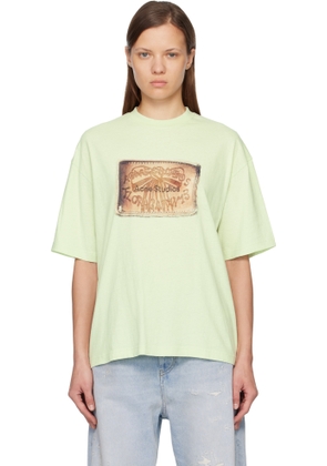 Acne Studios Green Logo T-shirt