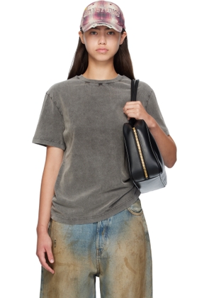 Acne Studios Black Cotton Crewneck T-shirt