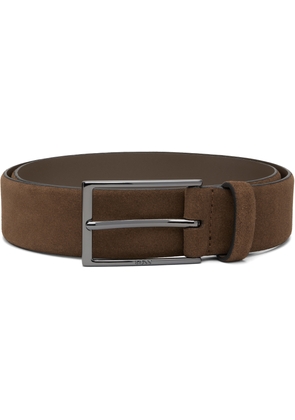 BOSS Tan Suede Belt