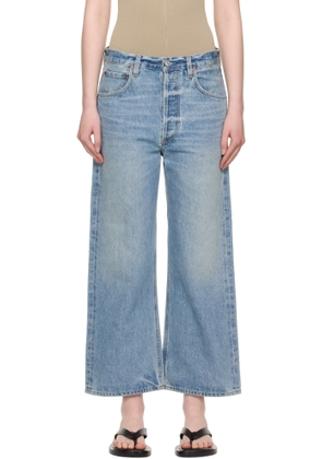 Citizens of Humanity Blue Gaucho Vintage Wide Leg Jeans
