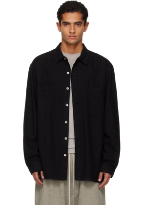 Rick Owens DRKSHDW Black Concordians Jumbo Shirt