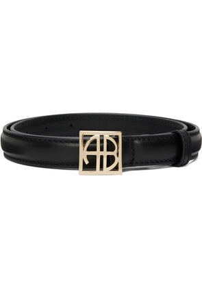 ANINE BING Black Monogram Belt