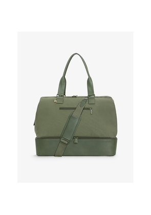 Beis Weekender Canvas and Vegan-Leather Tote Bag