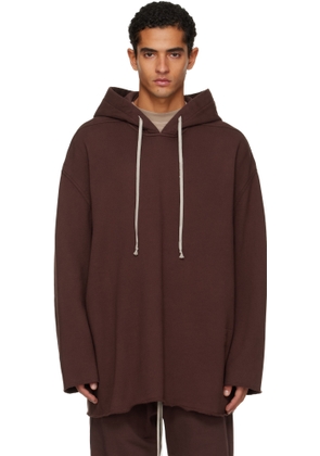 Rick Owens DRKSHDW Burgundy Concordians Peter Hoodie