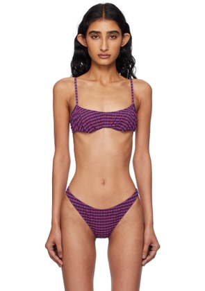 Fruity Booty Red Radicchio Bikini Top