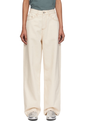 YMC Beige Earth Silver Jeans