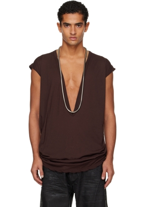 Rick Owens DRKSHDW Burgundy Concordians Dylan T-shirt