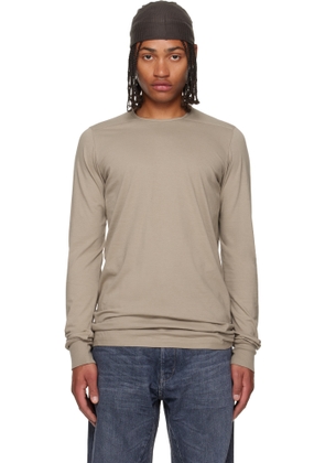 Rick Owens DRKSHDW Taupe Concordians Level LS T-shirt