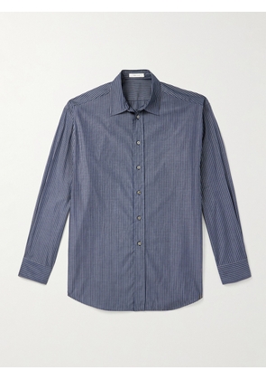 The Row - Miller Striped Cotton-Poplin Shirt - Men - Blue - S