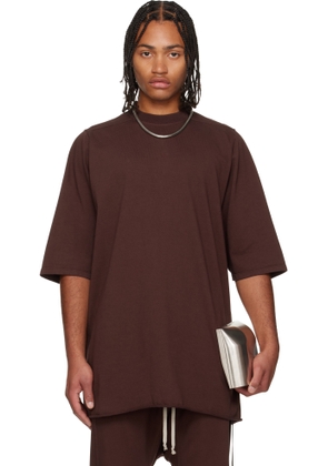Rick Owens DRKSHDW Burgundy Concordians Jumbo SS T-shirt