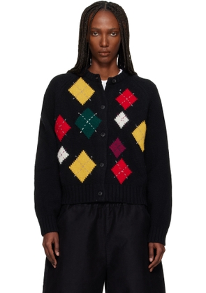 YMC Black Atomic Cardigan