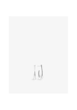 Womens Sif Jakobs Goccia Pianura Parvus Sterling-Silver Hoop Earrings