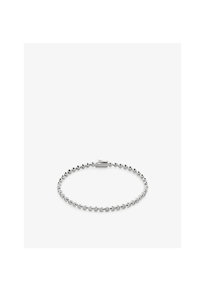 Womens Monica Vinader Diamond Essential Tennis Sterling-Silver and 0.25ct Lab-Grown Diamond Bracelet