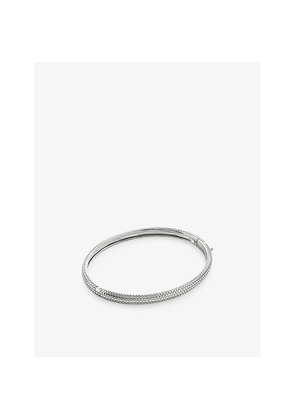 Womens Monica Vinader Heirloom Sterling-Silver Bangle