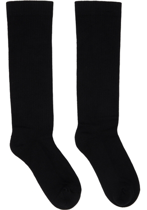 Rick Owens DRKSHDW Black Concordians Pentagram Knee High Socks