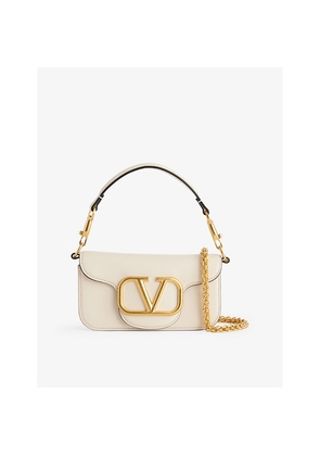 Womens Valentino Garavani Locò Vlogo Small Leather Shoulder Bag