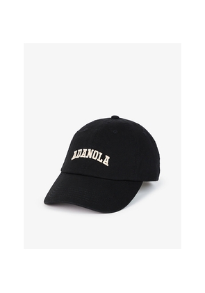 Womens Adanola Varsity Logo-Embroidered Cotton-Canvas Cap