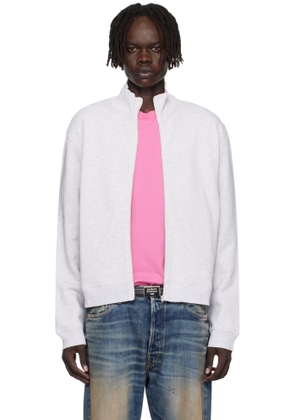 Acne Studios Gray Zip-Up Sweatshirt