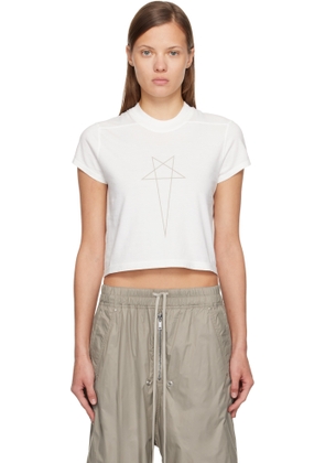 Rick Owens DRKSHDW Off-White Concordians Cropped Small Level T-shirt