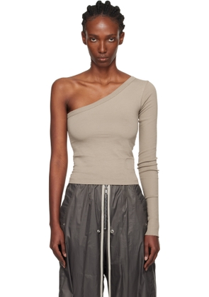 Rick Owens DRKSHDW Taupe Concordians Ziggy T-shirt