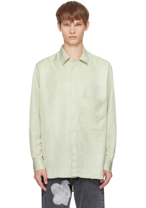 FORMA Green Fluid Pocket Shirt