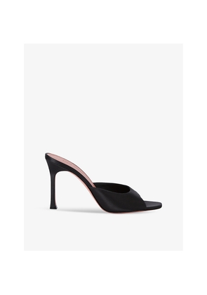 Womens Amina Muaddi Alexa Mesh Heeled Slipper 95