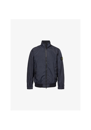 Mens Stone Island Crinkle Brand-Badge Regular-Fit Shell Jacket