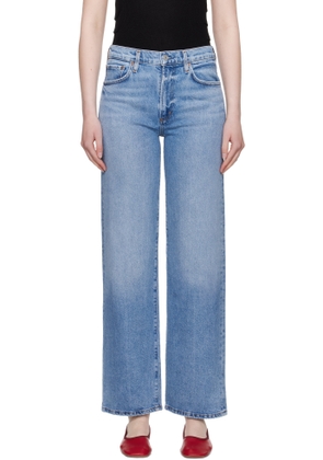AGOLDE Blue Harper Straight Jeans