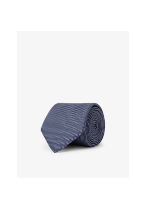 Mens Reiss Ceremony Textured Silk-Blend Tie