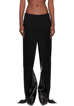 Rick Owens Black Concordians Runway Sliced Maxi Skirt