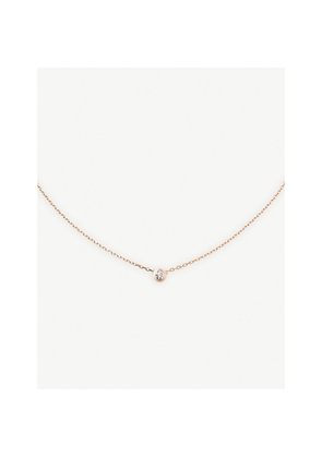 Cartier D'Amour Large 18ct Rose-Gold and 0.18ct Brilliant-Cut Diamond Necklace