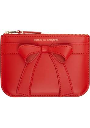 COMME des GARÇONS WALLETS Red Big Bow Wallet