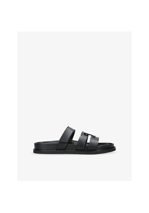 Womens Tory Burch Ines Sport Slide Leather Sandals