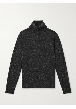 Dunhill - Cashmere-Blend Rollneck Sweater - Men - Black - S